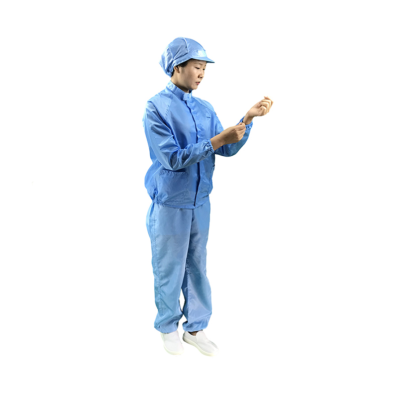 سترة ESD - ذوي الياقات البيضاء والسراويل